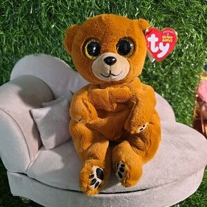 Ty Brown Stuffed Bear Plush Toy